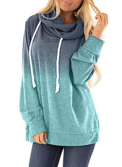 Cheky - Two-colored fashion hoodies for women