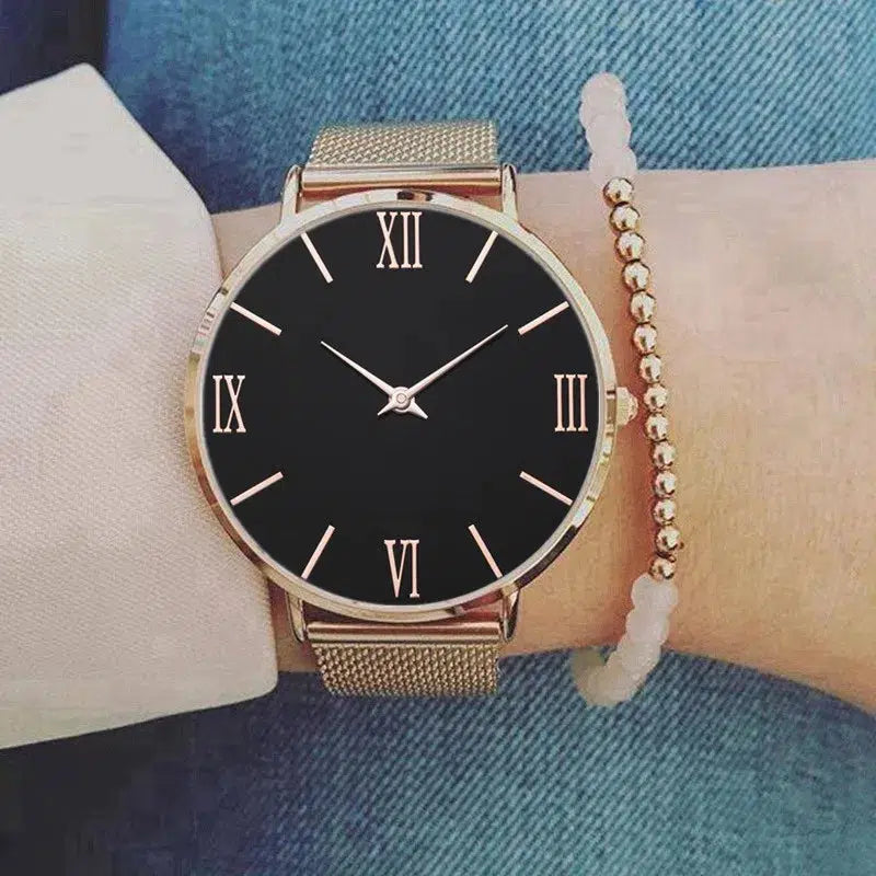 Cheky - Timeless Elegance Mesh Watch