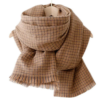 Cheky - Fashion New Winter Plaid Scarf Ladies