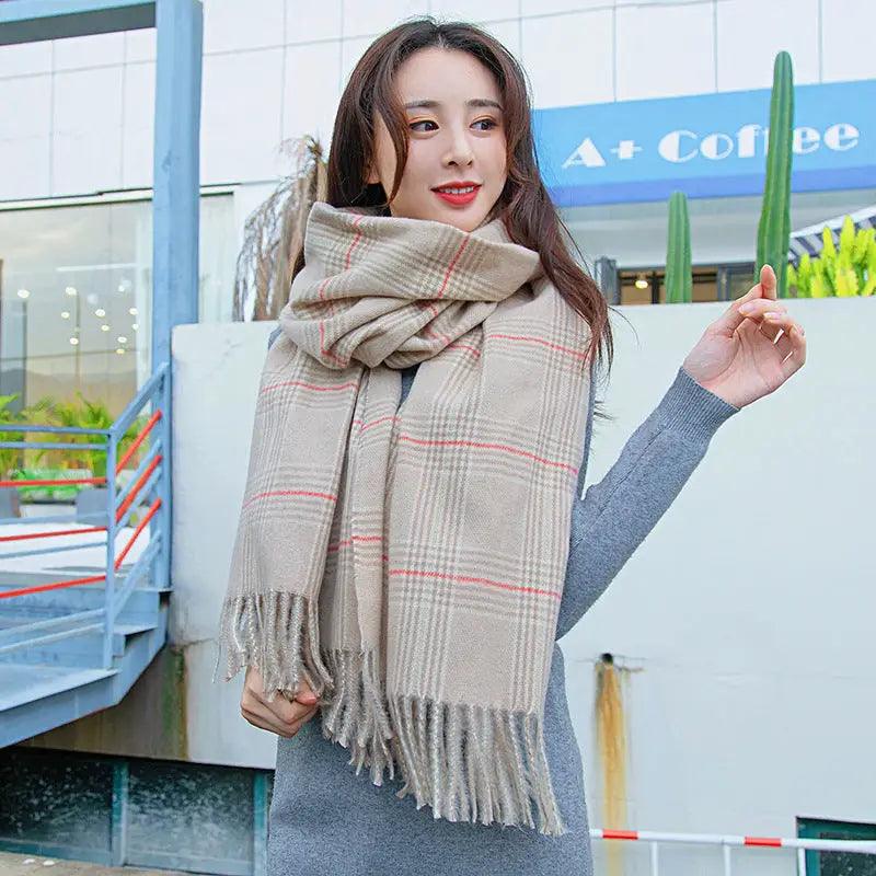 Cheky - Fashion Warm Cashmere Scarf In Autumn And Winter