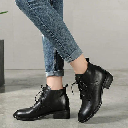 Cheky - Handmade Martin Boots Women Leather