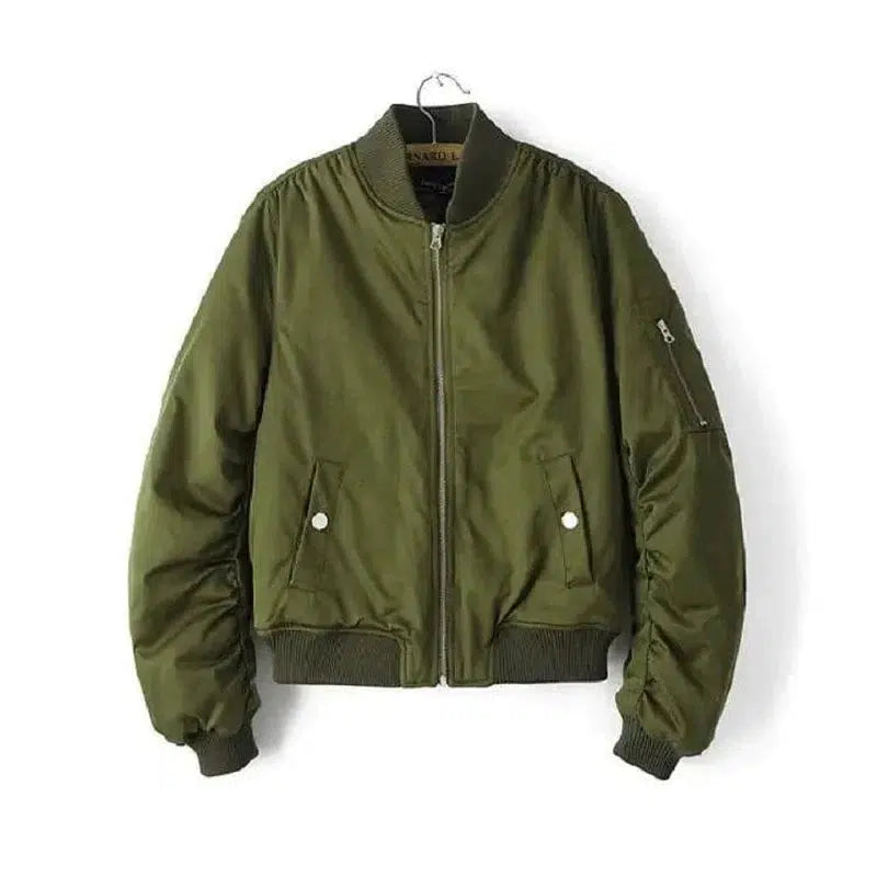 Cheky - Stand collar flight jacket