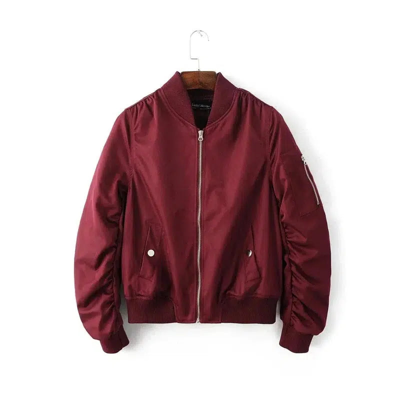 Cheky - Stand collar flight jacket