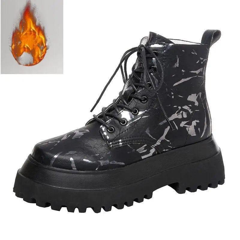 Cheky - Printed high-top shoes women