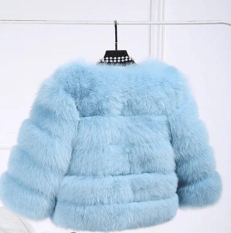 Cheky - S-3XL Mink Coats Women Winter New Fashion FAUX Fur Coat