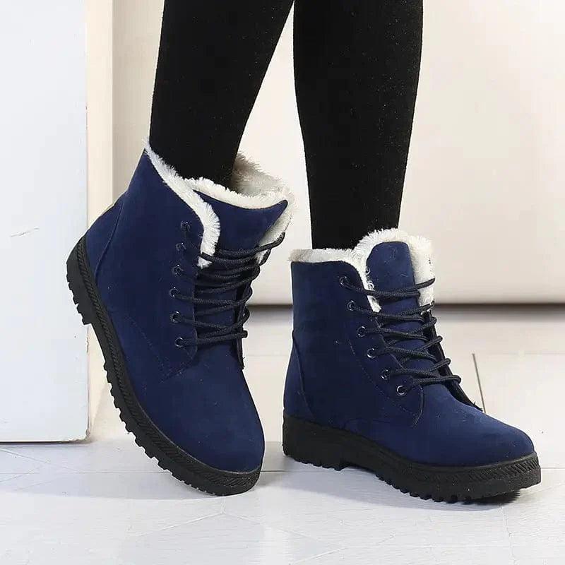 Cheky - Winter Snow Boots With Warm Plush Ankle Boots For Women Shoes